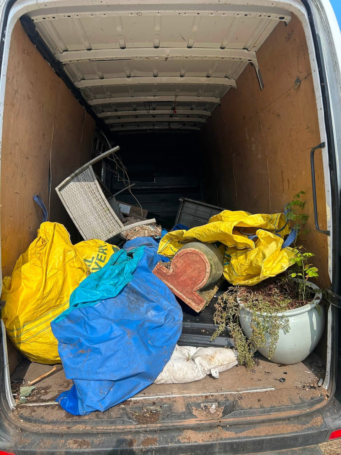 Garden waste and green rubbish clearance job in the West Midlands
